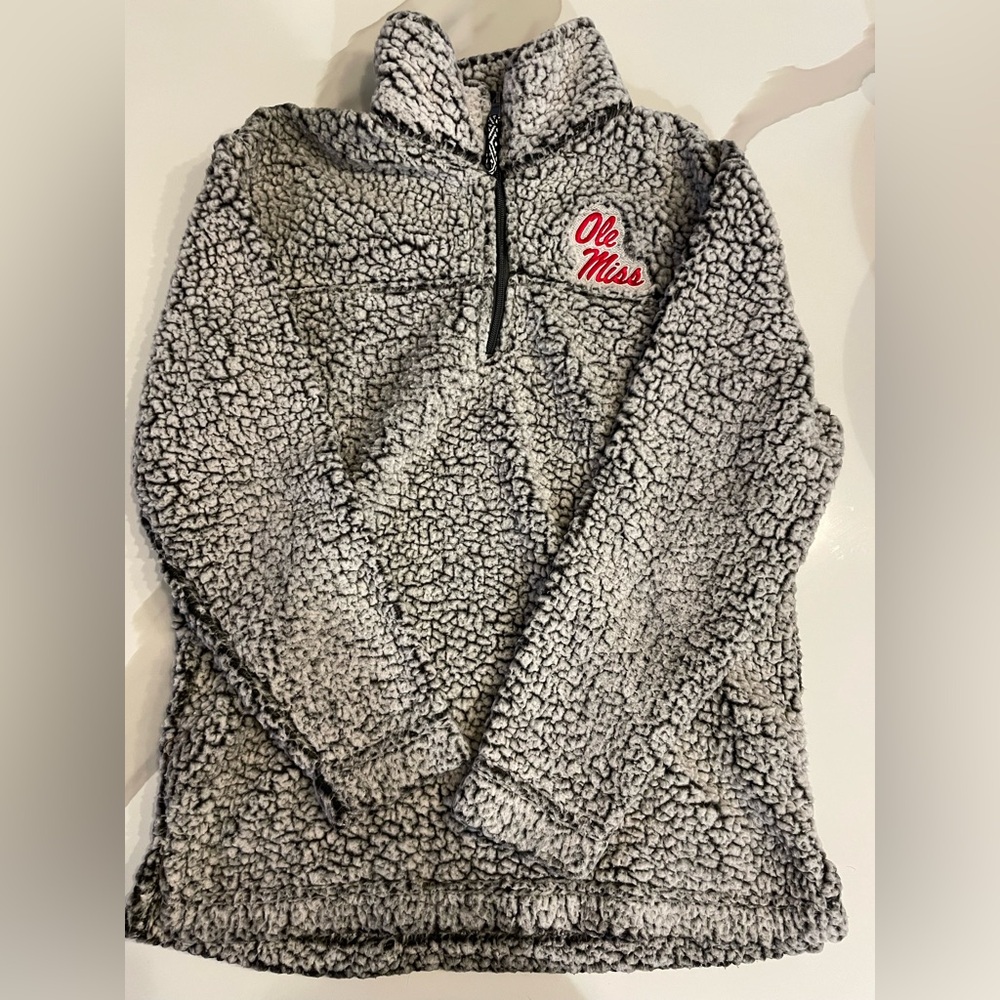 Ole Miss Sherpa Pullover